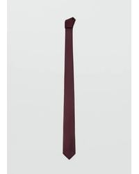 Mango - Smooth Micro-Structured Tie - Lyst