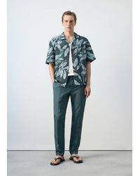 Mango - Regular-Fit Printed Shirt - Lyst