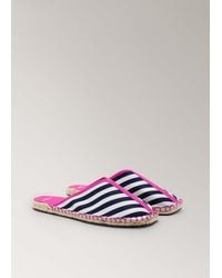 Mango - Espadrille With Striped Jute Sole - Lyst