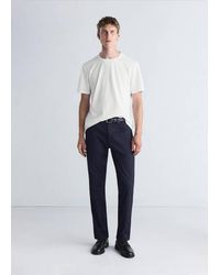 Mango - Regular Fit Thermolite Trousers - Lyst