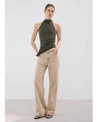 Mango - Danila High-Waisted Wide Leg Jeans - Lyst