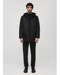 Mango Thermore Quilted Waterproof Parka in Brown for Men Lyst UK