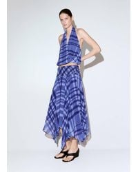 Mango - Long Flared Skirt - Lyst