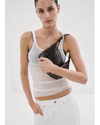 Mango - Braided Shoulder Bag - Lyst