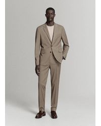 Mango - Milan Slim-Fit Suit Trousers - Lyst