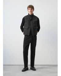 Mango - Lightweight Quilted Water-Repellent Quilted Gilet - Lyst