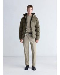 Mango - Waterproof Quilted Down-Filled Anorak - Lyst