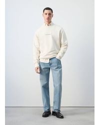 Mango - Printed Sweatshirt 100% Cotton - Lyst