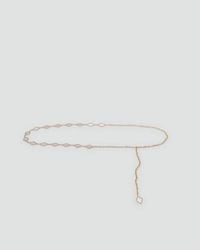MANGO TEEN - Chain Belt With Mirror Beads - Lyst