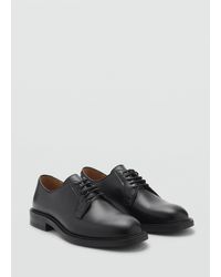 Mango - Leather Suit Shoes - Lyst