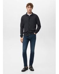 Mango - Jeans Jude Skinny-Fit Blu Scuro Intenso - Lyst