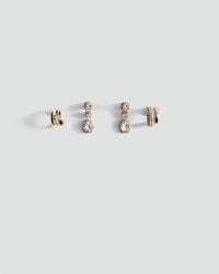 Mango - Pack Of 2 Ear Cuff Earrings - Lyst