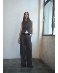 Mango - Suit Waistcoat With Buttons - Lyst