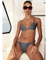 Mango - Triangular Bikini Top - Lyst