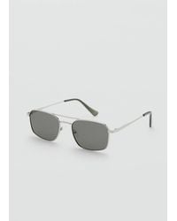 Mango - Metallic Frame Sunglasses - Lyst