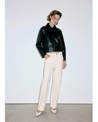 Mango - Miami Medium-Rise Straight-Fit Jeans - Lyst