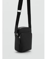 Mango - Patent Leather-Effect Shoulder Bag - Lyst