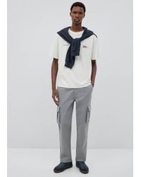 MANGO TEEN - Cotton T-Shirt With Graphic Print - Lyst