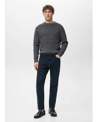 Mango - Ben Cropped Tapered-Fit Jeans - Lyst