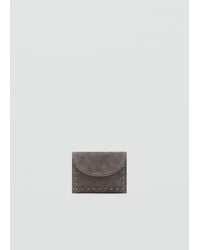 MANGO TEEN - Suede Cardholder With Studs - Lyst