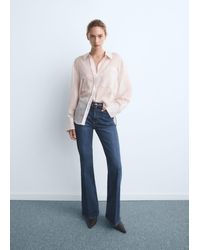 Mango - Flared Jeans Violeta Mit Hoher Bundhöhe - Lyst