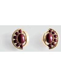 Mango - Earrings With Bead Detail - Lyst