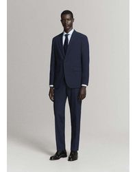 Mango - Slim-Fit Cotton Poplin Suit Shirt - Lyst