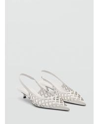 Mango - Die-Cut Kitten Shoes - Lyst