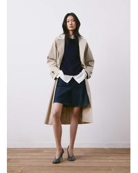 Mango - Knitted Polo-Neck Sweater - Lyst