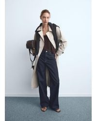Mango - Danila Wide Leg High-Rise Jeans - Lyst
