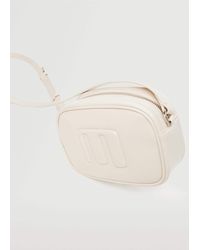 mango leather cross body bolsa