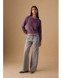 MANGO TEEN - Buttons Detail Knit Sweater - Lyst