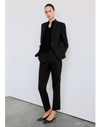 Mango - Fitted Suit Blazer - Lyst