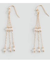 MANGO TEEN - Long Star Earrings - Lyst