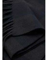 Mango - Check Fringed Scarf - Lyst