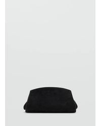 Mango - Leather Suede Shoulder Bag - Lyst
