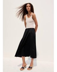 Mango - Flared Cotton Skirt - Lyst