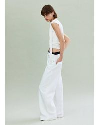 Mango - Fine Knit Jumper With Bow Detail - Lyst