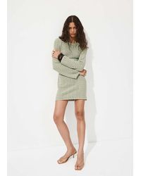Mango - Crochet Dress With Back Neckline - Lyst