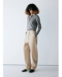 Mango - Polo-Neck Jumper With Pocket - Lyst