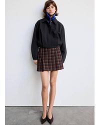 Mango - Pleated Skirt With Buckle Details - Lyst