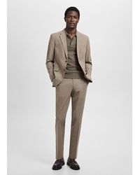 Mango - Milan Slim-Fit Suit Trousers - Lyst