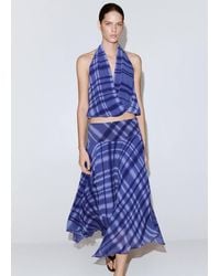 Mango - Halter-Neck Printed Top - Lyst