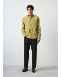 Mango - 100% Cotton Relaxed-Fit Shirt - Lyst