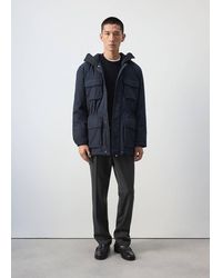 Mango - Water-Repellent Quilted Parka - Lyst