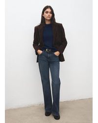 Mango - Wool-Blend Knit Sweater - Lyst