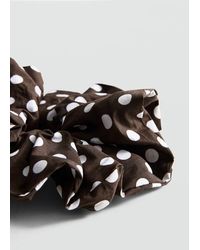 Mango - Polka Dot-Scrunchie - Lyst