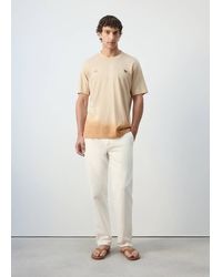 Mango - 100% Cotton Printed T-Shirt - Lyst
