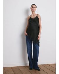 Mango - Wide Leg Maternity Jeans - Lyst