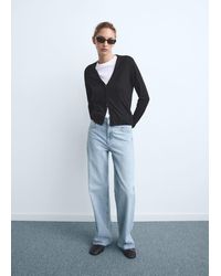 Mango - Danila Wide Leg High-Rise Jeans - Lyst